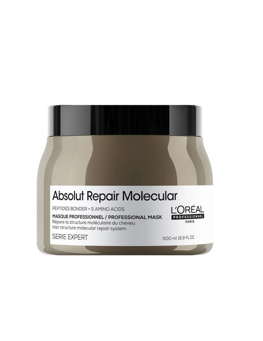 Maschera per capelli danneggiati Absolut Repair Molecular 500ml L’oreal