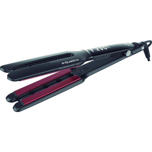 GAMA - Piastra per capelli S-QUATTRO DUAL PLATES-NERO
